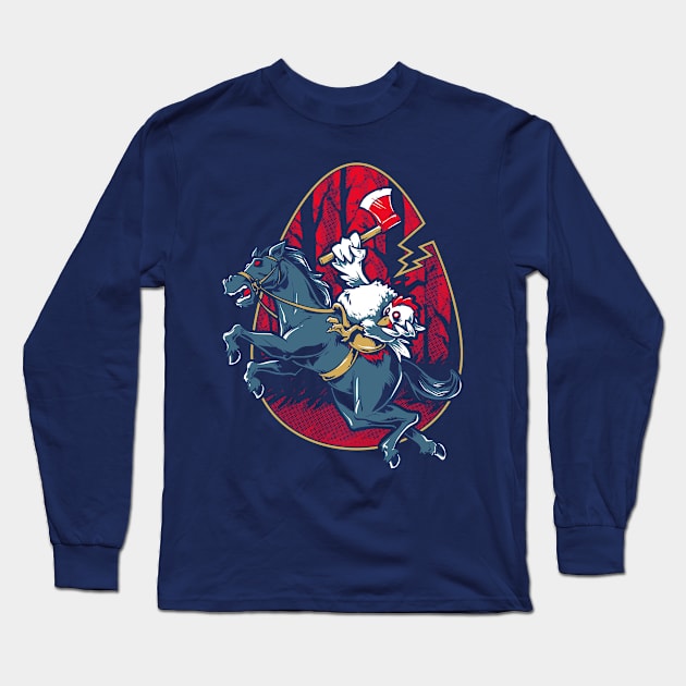 The Eggless Horseman Long Sleeve T-Shirt by obvian